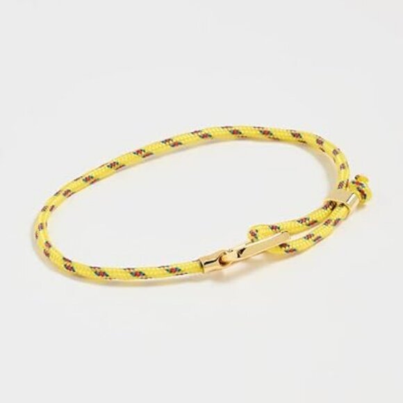 Gorjana Paracord Bracelet Yellow NWT msrp $60 - Picture 1 of 10